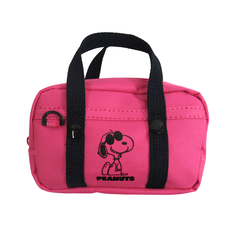 PEANUTS スクールバッグ型ミニポーチ ジョー・クール PK